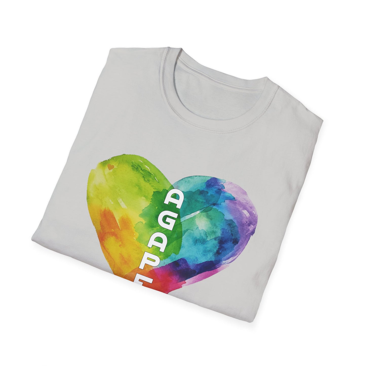 AGAPE Heart Collection - Unisex Softstyle T-Shirt - Light