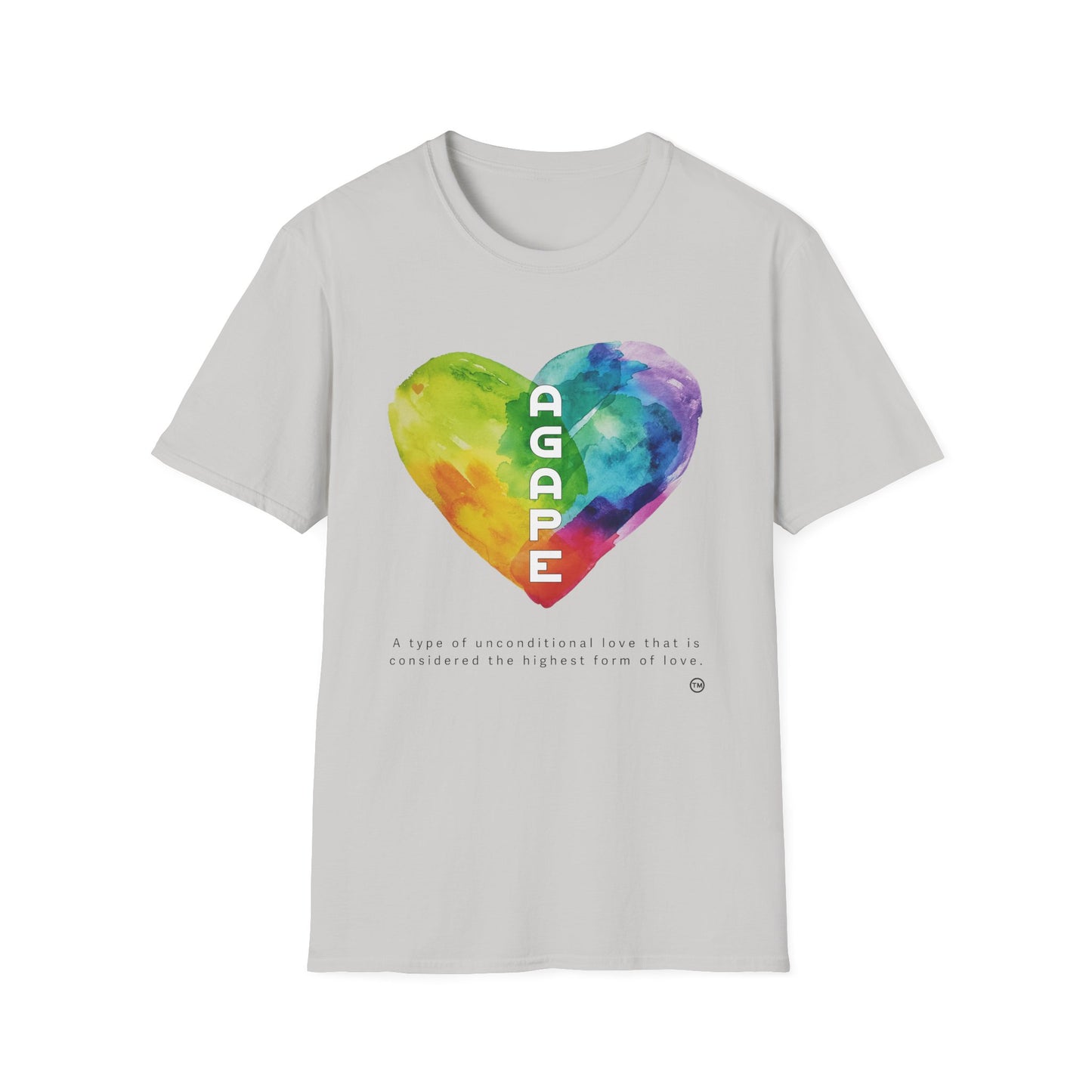 AGAPE Heart Collection - Unisex Softstyle T-Shirt - Light
