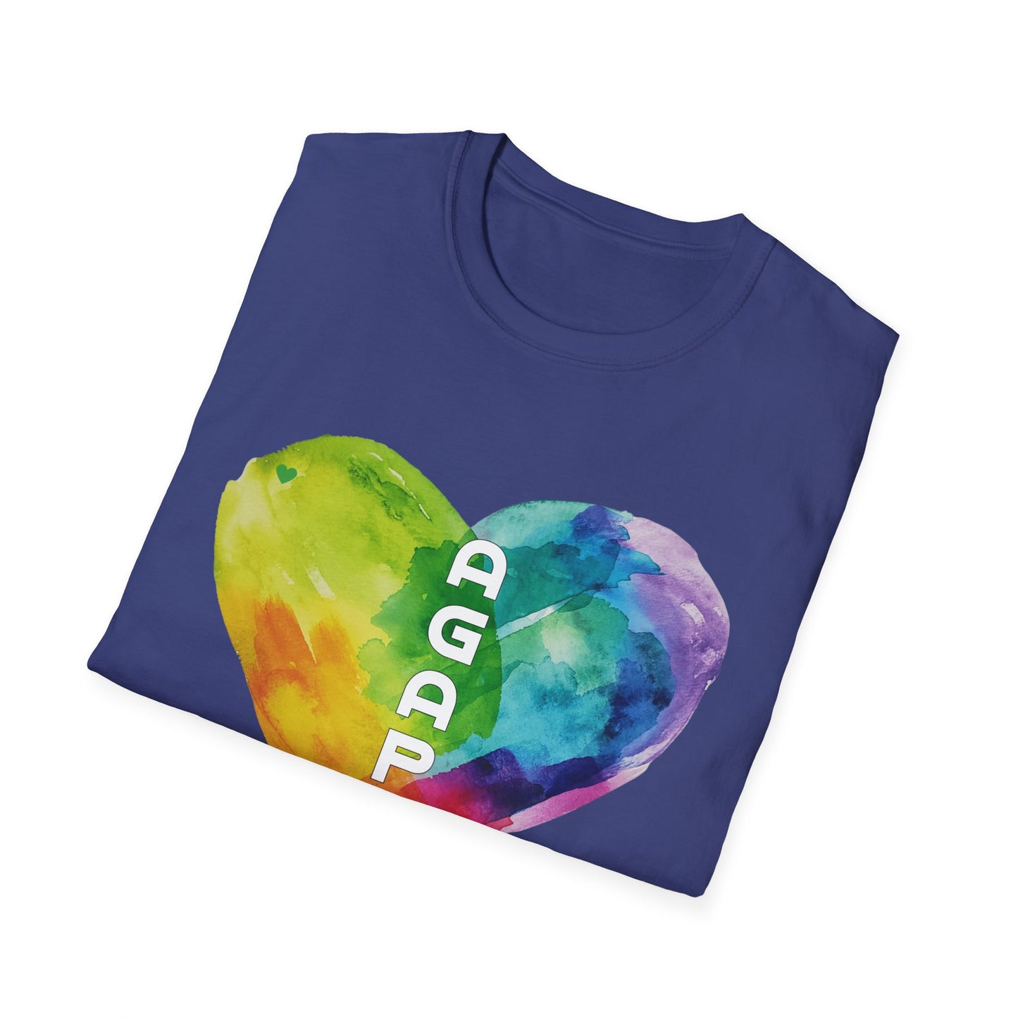 AGAPE Heart Collection - Unisex Softstyle T-Shirt - Dark