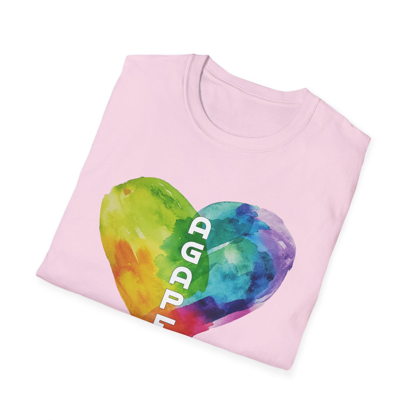 AGAPE Heart Collection - Unisex Softstyle T-Shirt - Light