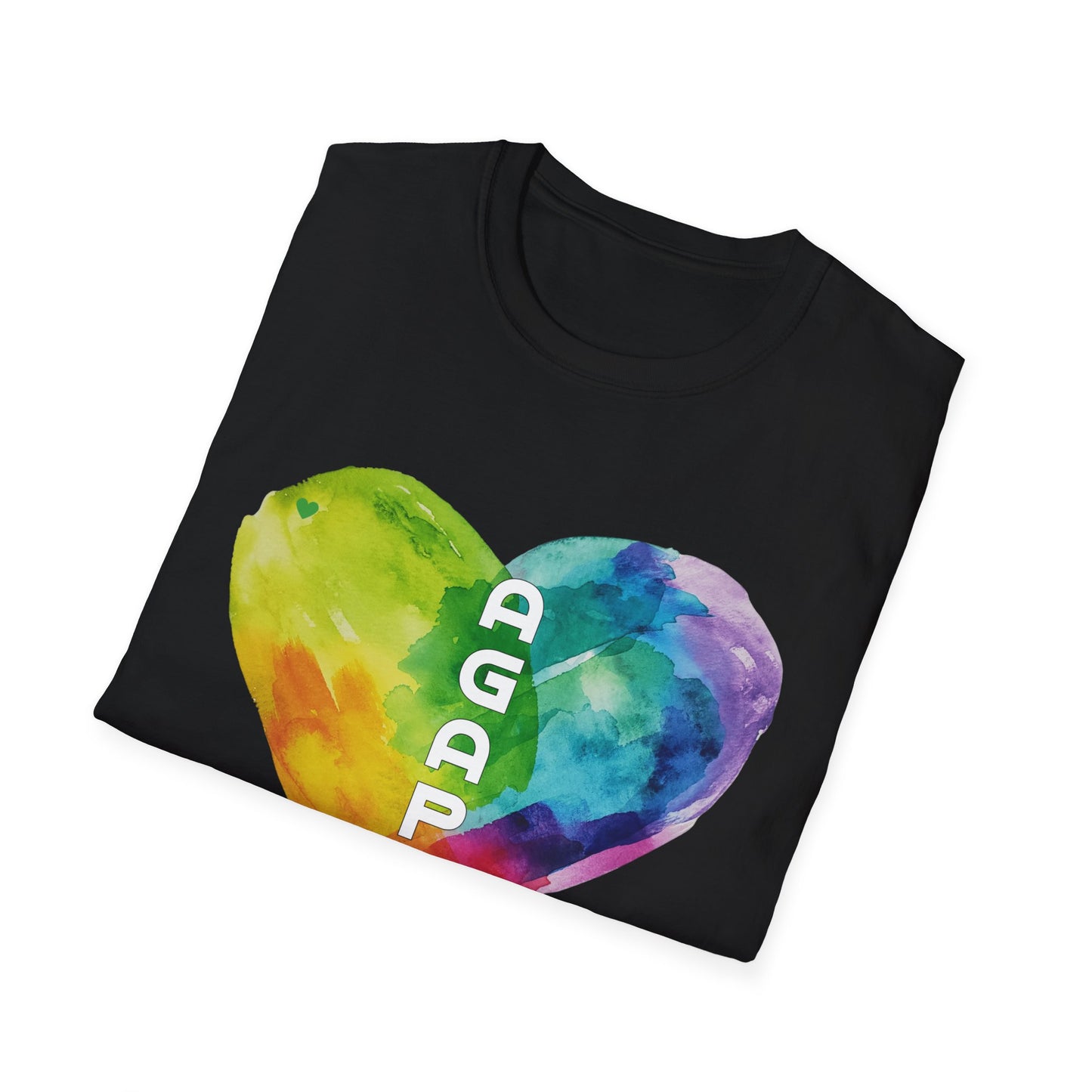 AGAPE Heart Collection - Unisex Softstyle T-Shirt - Dark
