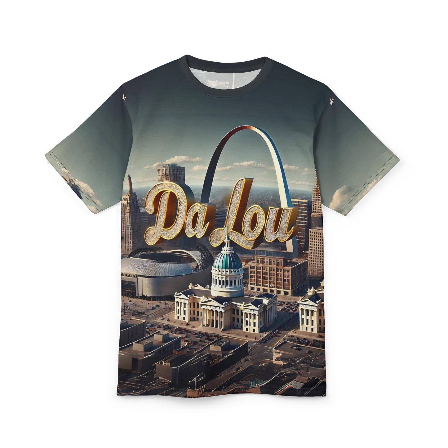 City Collectiion - St. Loius, Unisex Cut & Sew Tee (AOP)