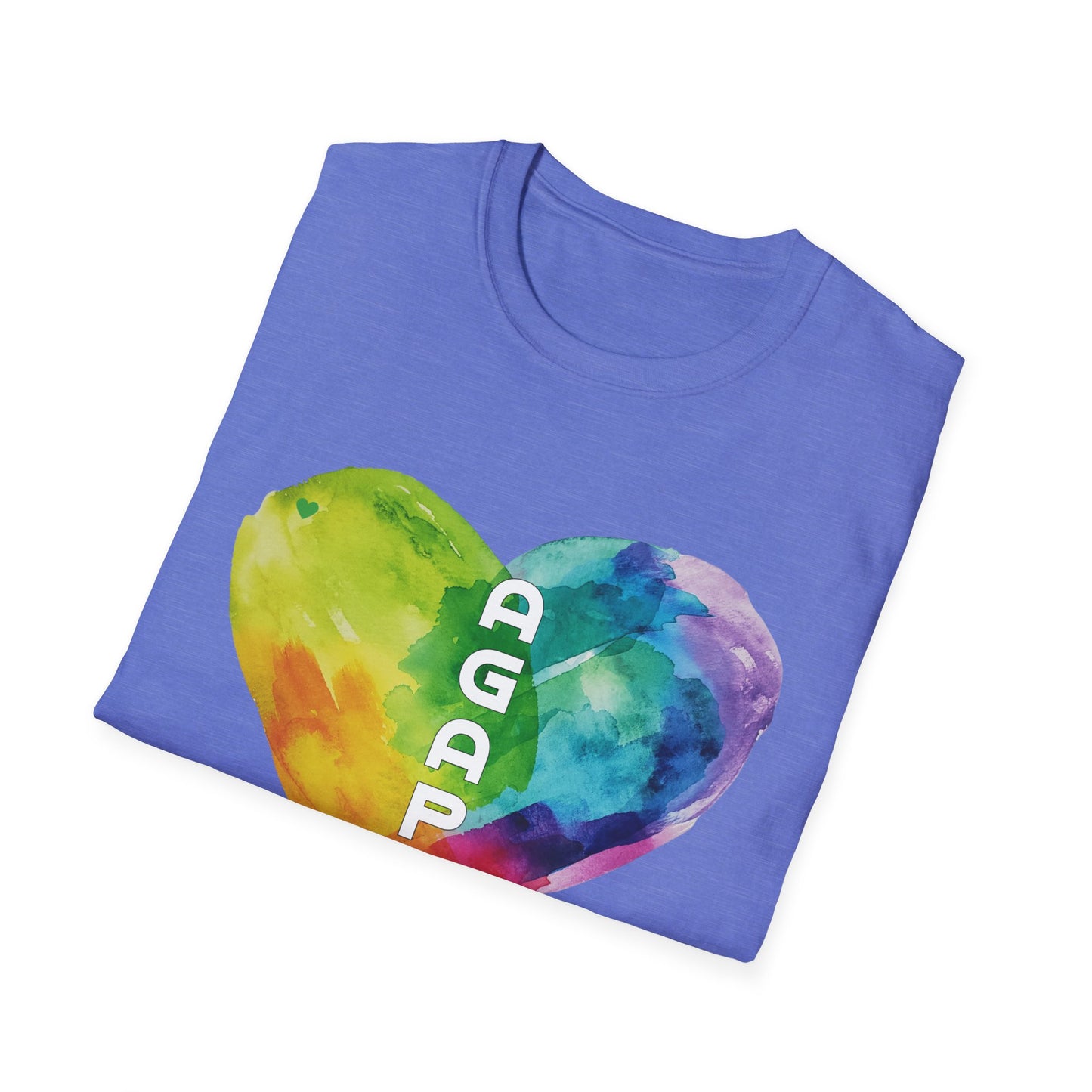 AGAPE Heart Collection - Unisex Softstyle T-Shirt - Dark