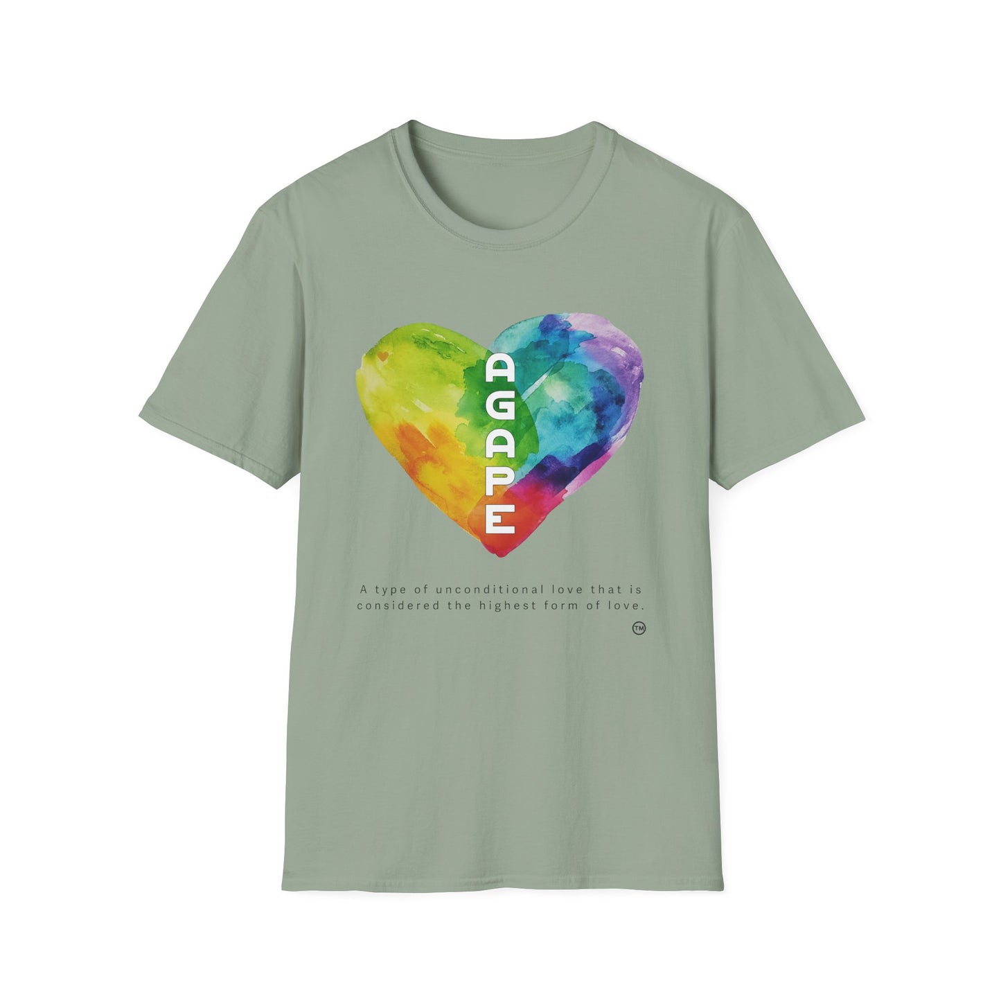 AGAPE Heart Collection - Unisex Softstyle T-Shirt - Light