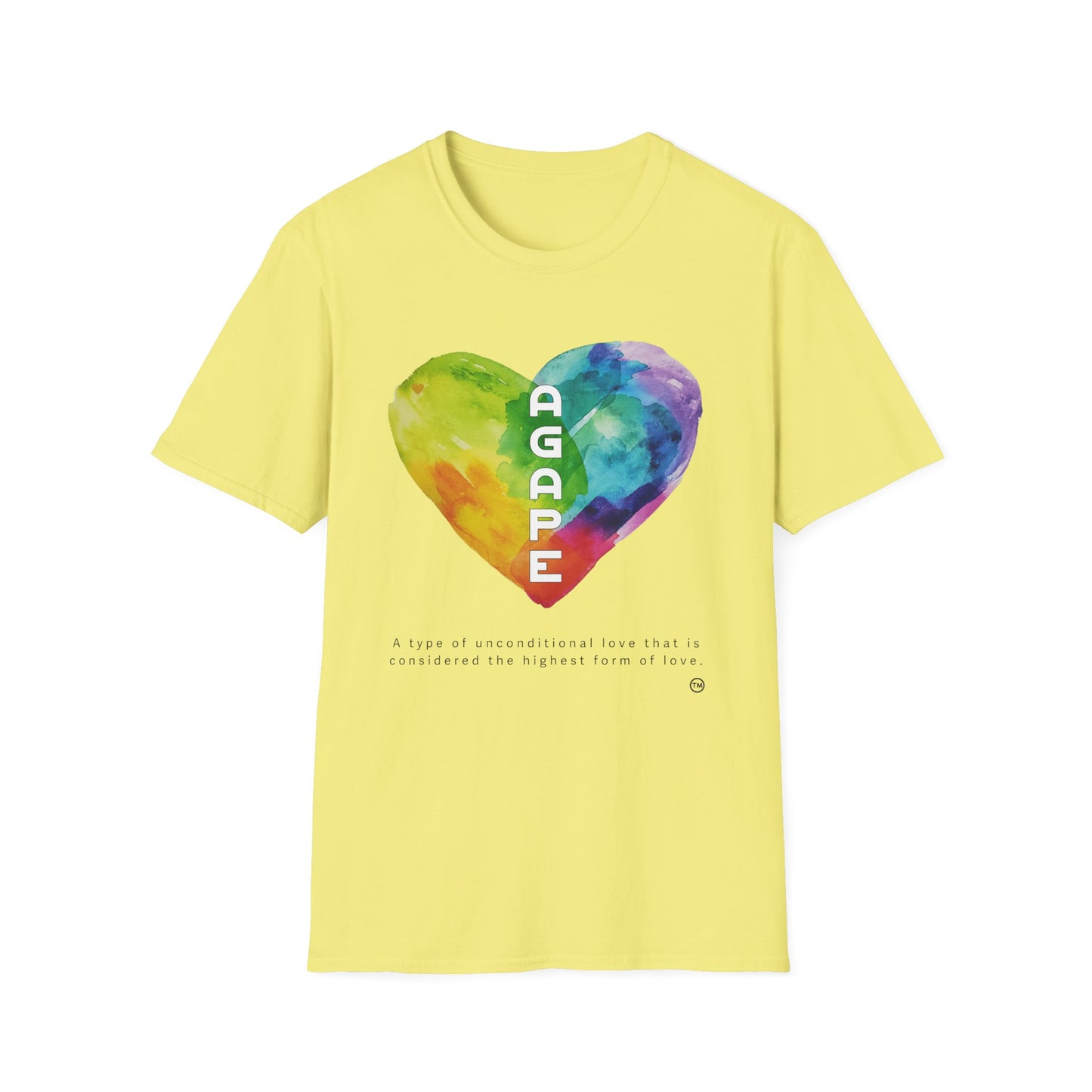 AGAPE Heart Collection - Unisex Softstyle T-Shirt - Light