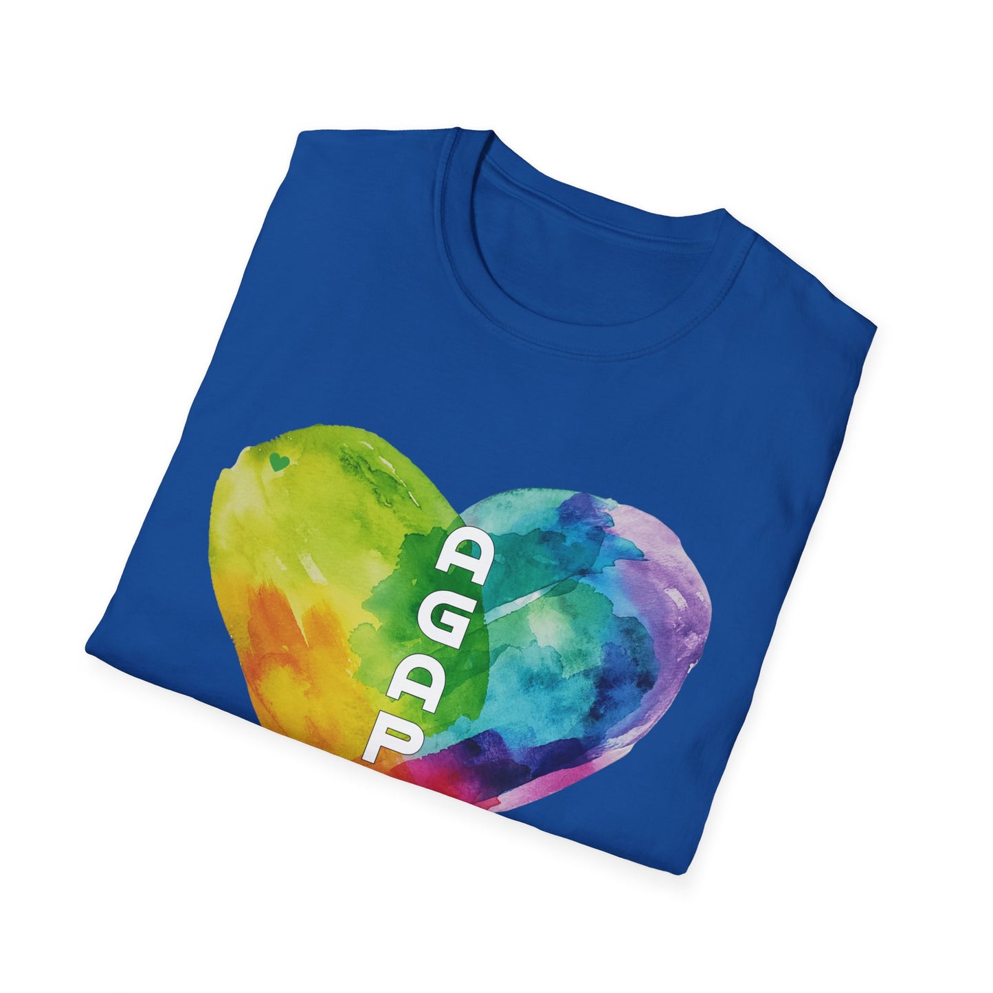 AGAPE Heart Collection - Unisex Softstyle T-Shirt - Dark