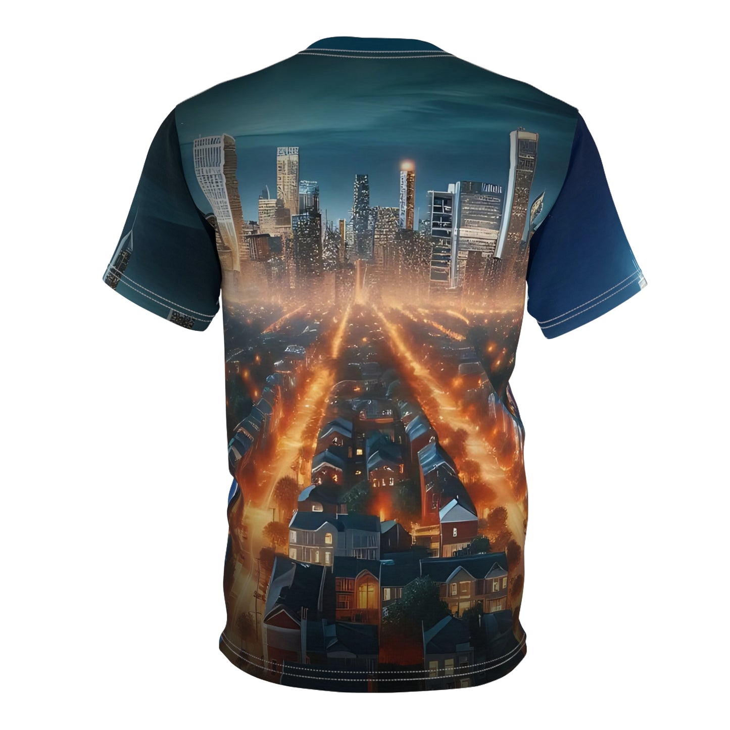 City Collectiion - Chicago, Unisex Cut & Sew Tee (AOP)