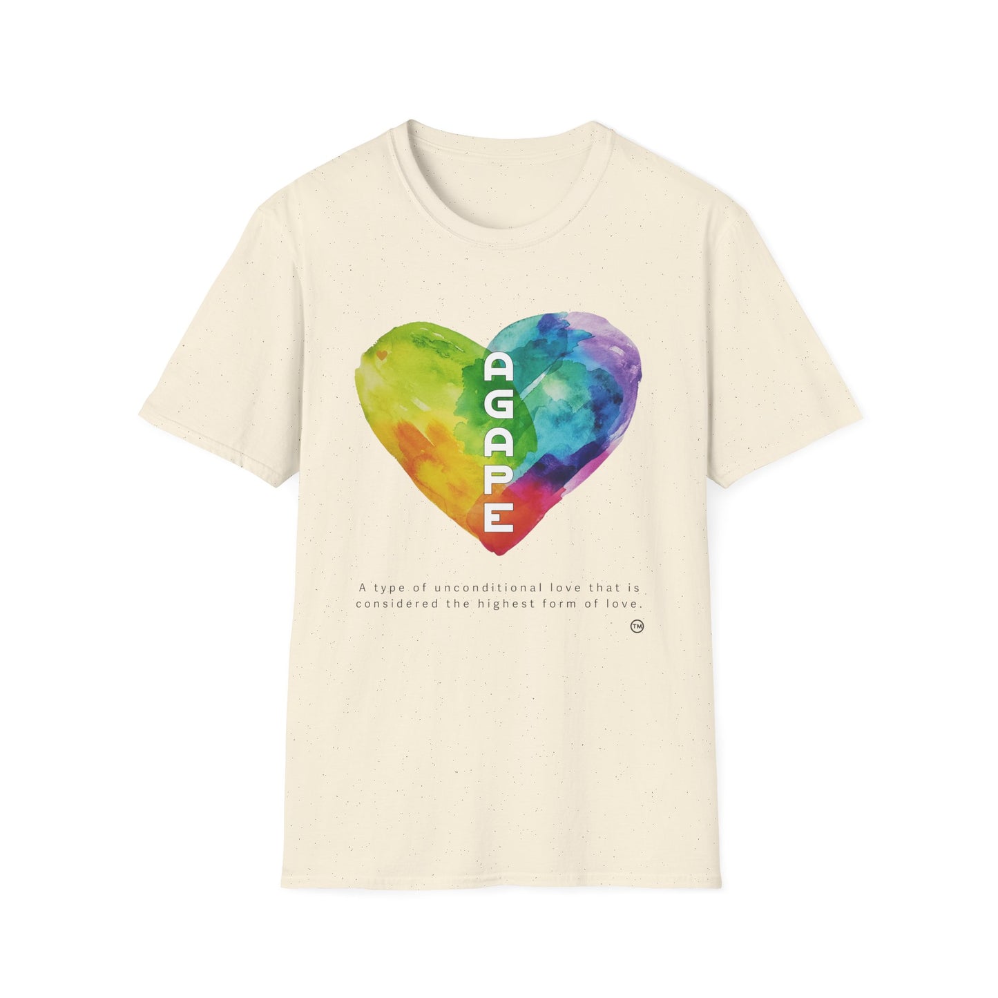 AGAPE Heart Collection - Unisex Softstyle T-Shirt - Light