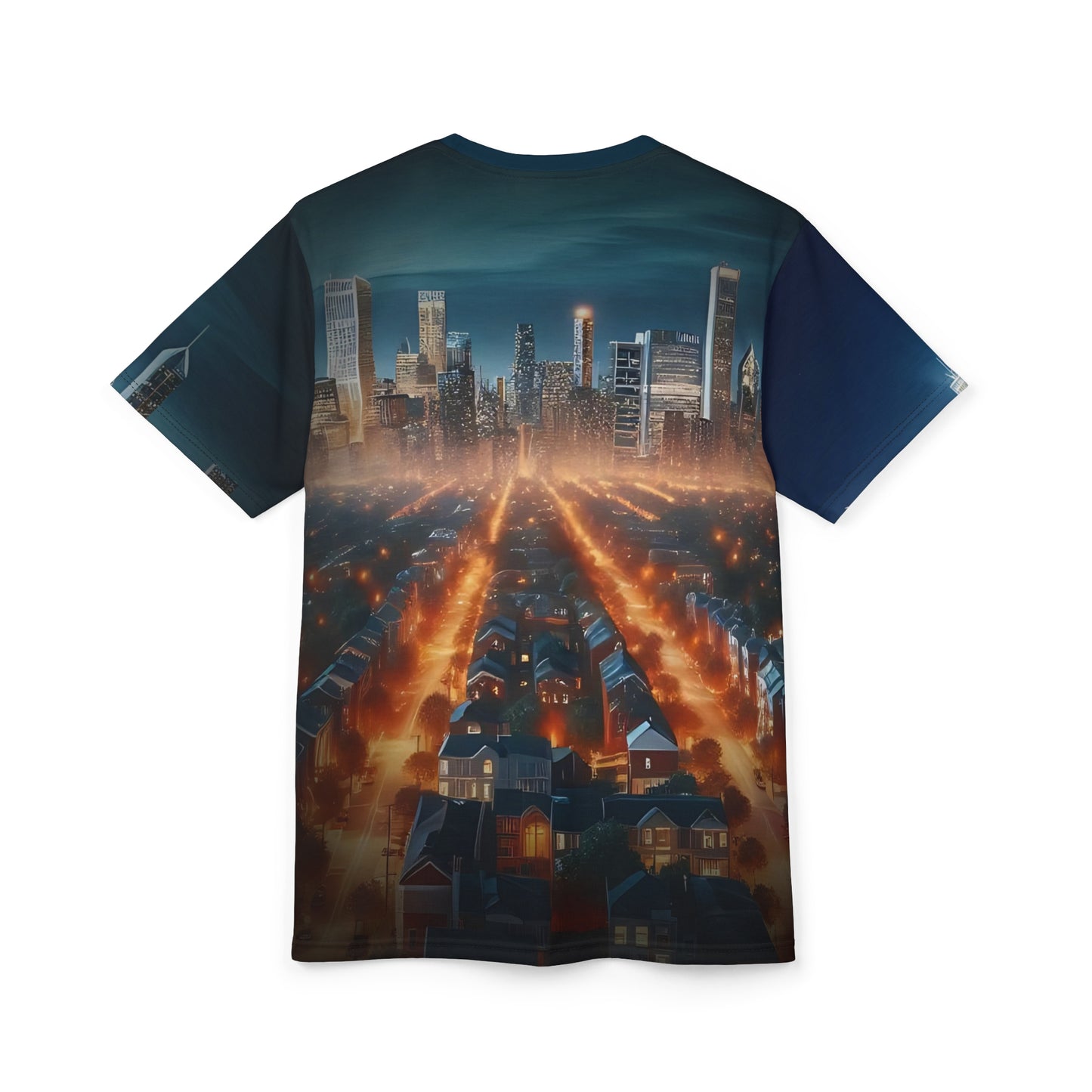 City Collectiion - Chicago, Unisex Cut & Sew Tee (AOP)