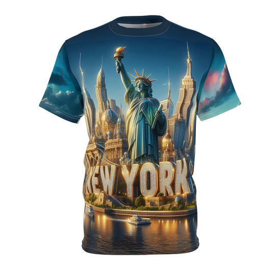 City Collectiion - New York, Unisex Cut & Sew Tee (AOP)