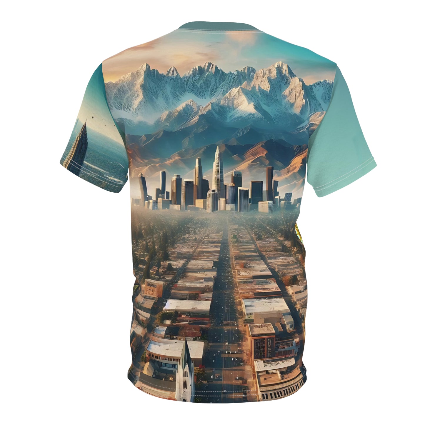 City Collectiion - California, Unisex Cut & Sew Tee (AOP)
