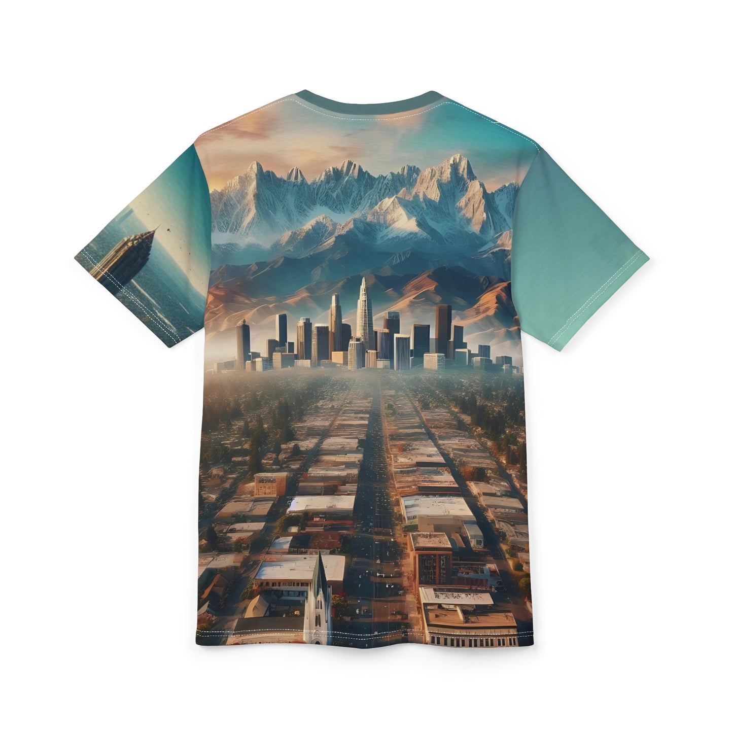 City Collectiion - California, Unisex Cut & Sew Tee (AOP)